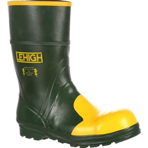 Lehigh Safety Shoes Unisex 12-Inch Steel Toe Dielectric Waterproof ...