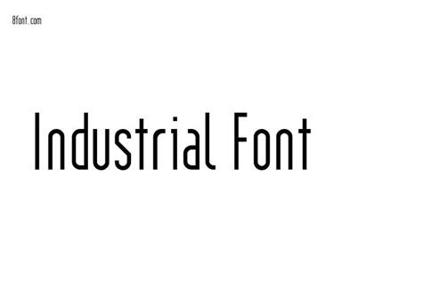 Industrial Font - Free Font Download