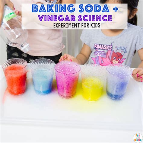 Baking Soda And Vinegar Reaction - Fun with Mama