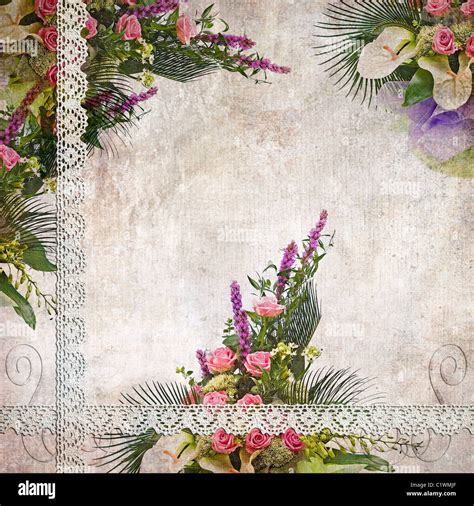 vintage wedding background Stock Photo - Alamy