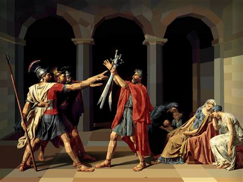 Jacques-Louis David - Oath of the Horatii | Flickr - Photo Sharing!