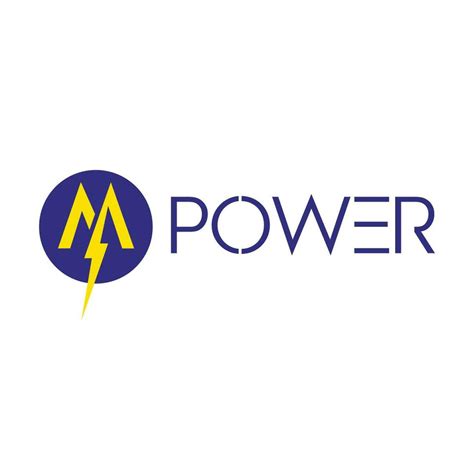 M power vector logo sample, letter M logo with thunder power 23549883 ...