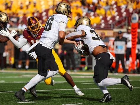 Purdue Football Pulls Away Late, Takes Down No. 21 Minnesota 20-10 on the Road - Sports ...