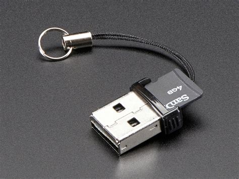 USB MicroSD Card Reader/Writer - microSD / microSDHC / microSDXC : ID ...