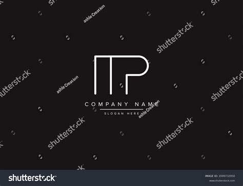 Mp Monogram Logo Design Mp Creative Stock Vector (Royalty Free) 2099732950