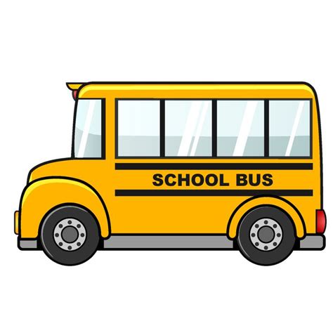 Left of Small School Bus Clip Art Free Pictures｜Illustoon | School bus ...