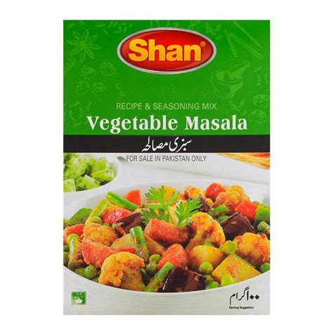 Shan Vegetable Masala - 100g | Fairo.pk