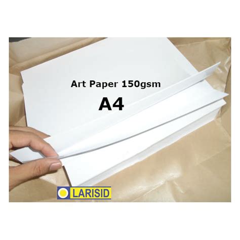 Jual Art Paper A4 150 gsm Art Carton Kertas | Shopee Indonesia