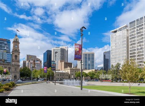 Adelaide, Australia. Victoria Square in the Central Business District (CBD), Adelaide, South ...