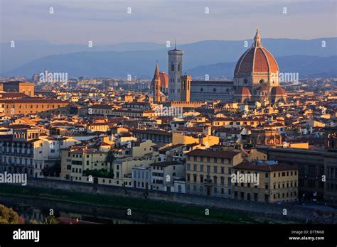 Skyline of Florence showing the Duomo, Italy Stock Photo - Alamy