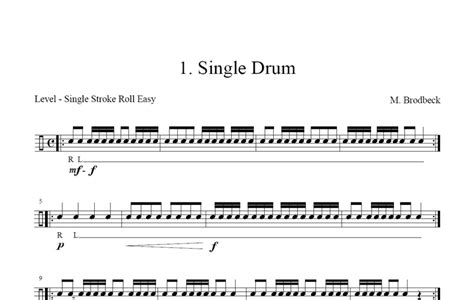 Brodbeck, Matthias: Snare Drum Solos Easy - Brandt - Percussion-Noten-Versand