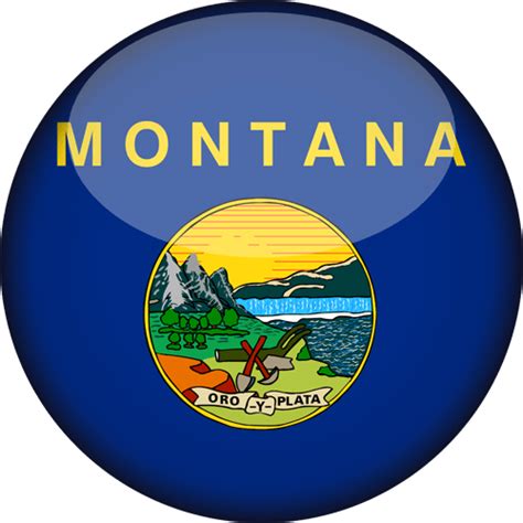 Montana flag icon - Country flags