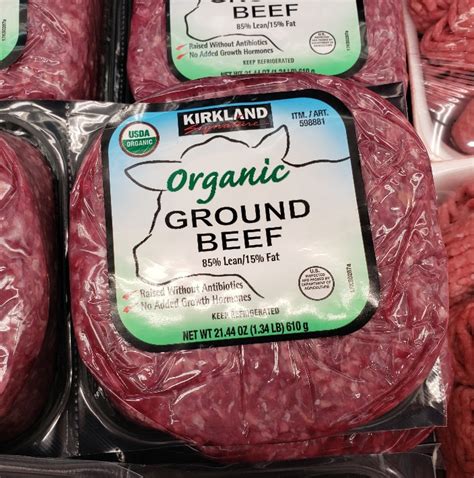 KIRKLAND SIGNATURE ORGANIC GROUND BEEF - Eat With Emily