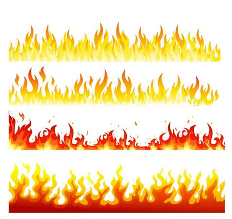 Flames Vector Png | www.pixshark.com - Images Galleries With A Bite! | Vector free, Fire drawing ...