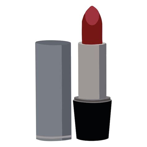 Premium Vector | Vector of red lipstick makeup illustration