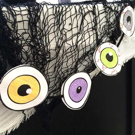 Halloween Eyeball Printable Art and Decor | Printable halloween art, Halloween eyeballs ...