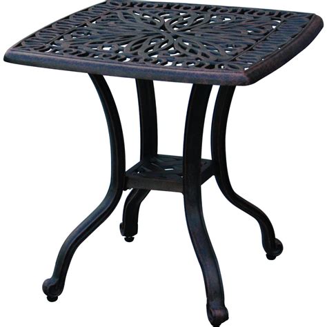 30 Inch Round Outdoor Coffee Table - Coffee Toffee