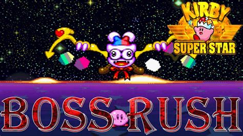 Kirby Super Star - Boss Rush (All Boss Fights, No Damage) - YouTube