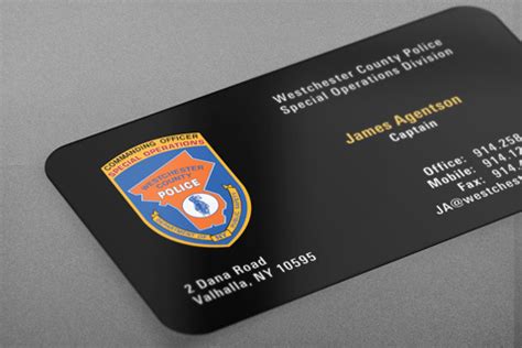 State & Municipal Police Business Cards | Kraken Design