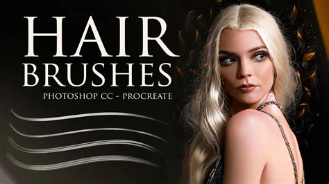 Hair Brushes for Photoshop and - FlippedNormals