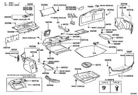 Lexus LS 460 OEM Parts Diagram