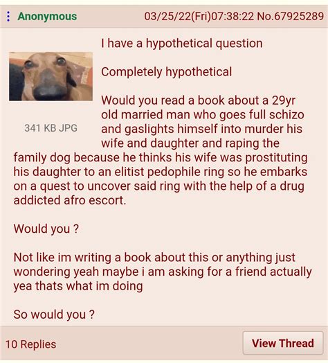 Anon writes a book : r/4chan