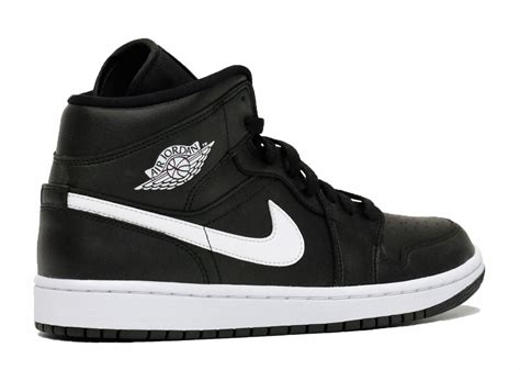 Air Jordan 1 Mid Black White | Level Up