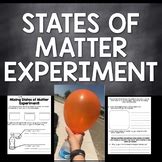 Matter Experiment Teaching Resources | Teachers Pay Teachers