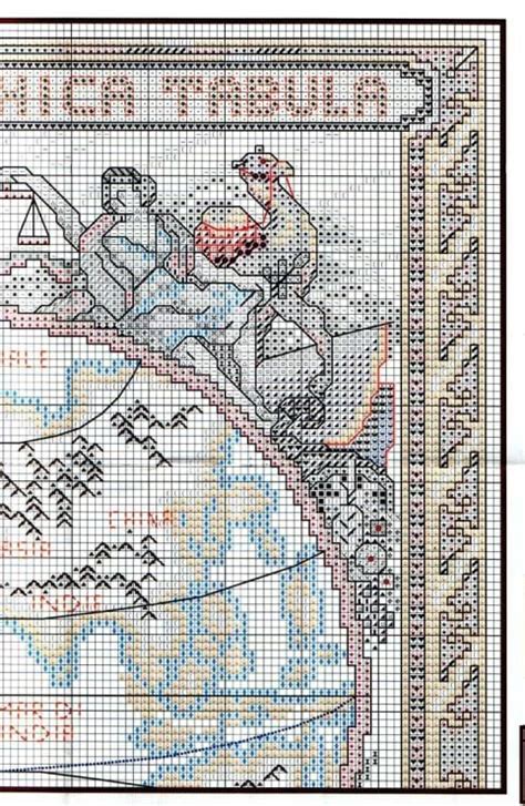 World Map in Cross Stitch | Lady Kathleen's Collections and Crafts