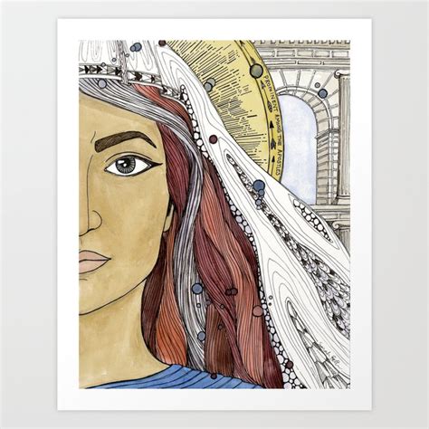 Junia Art Print by Sarah Beth Baca Art | Society6