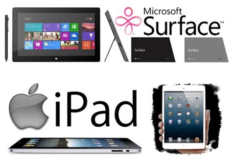 Difference Between Microsoft Surface And IPad With Features