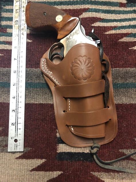 Western Leather Holster Fits S&W 686 586 66 19 10 Colt Python | Etsy