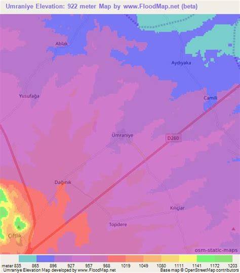 Elevation of Umraniye,Turkey Elevation Map, Topography, Contour