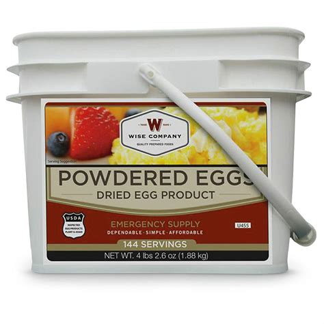 Wise Company Powdered Eggs - 640366, Survival Food & MRE at Sportsman's Guide