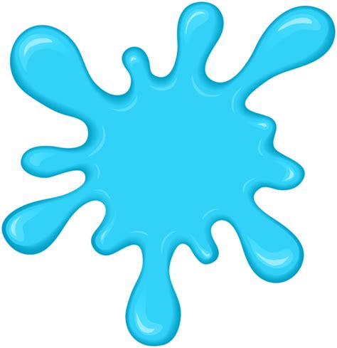 Blue Paint Splatter Transparent Clip Art | Art birthday, Painting ...