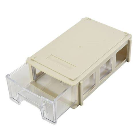 1PC Stackable Plastic Hardware Parts Storage Boxes Component Screws ...