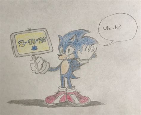 Redesign Movie Sonic with Separate Eyes by Kitsuoi on DeviantArt