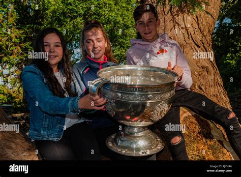 Kids holding sam maguire cup hi-res stock photography and images - Alamy