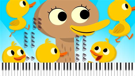 Five Little Ducks - Piano - YouTube