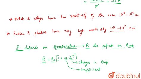 [Solved] Resistivity