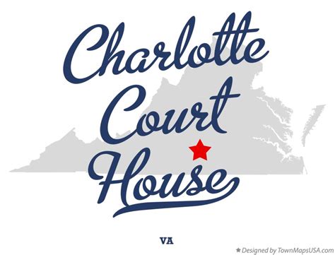 Map of Charlotte Court House, VA, Virginia