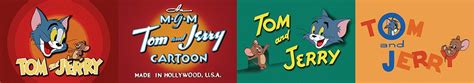 Tom and Jerry Classic Title Card Images: Tom and Jerry 1950s Opening Title Card Print - A3