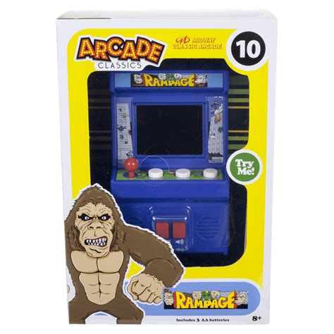 Arcade Classics - Rampage Mini Arcade Game - Walmart.com - Walmart.com