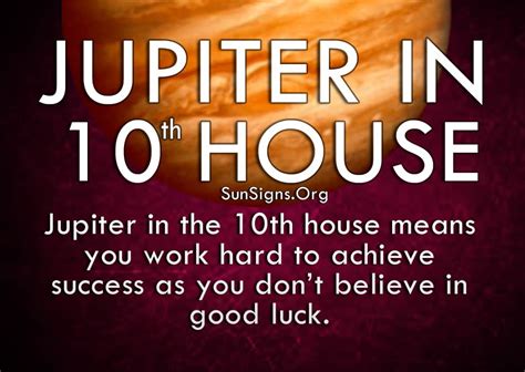 Jupiter In 10th House Meaning: Mature And Responsible - SunSigns.Org