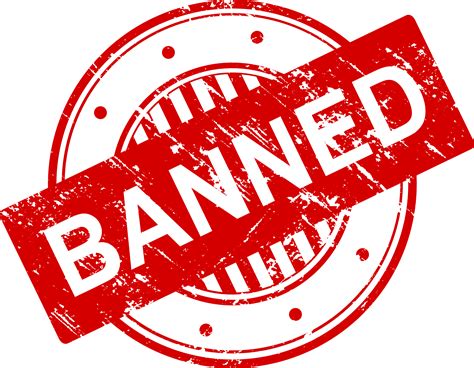 4 Banned Stamp Vector (PNG Transparent, SVG) | OnlyGFX.com