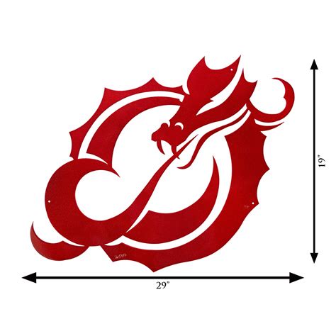 MSUM DRAGONS Collegiate Logo Metal Wall Art Decor | SWEN Products