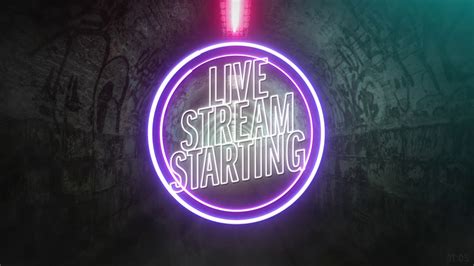 Neon - Stream Starting Soon Overlay - No Timer - YouTube