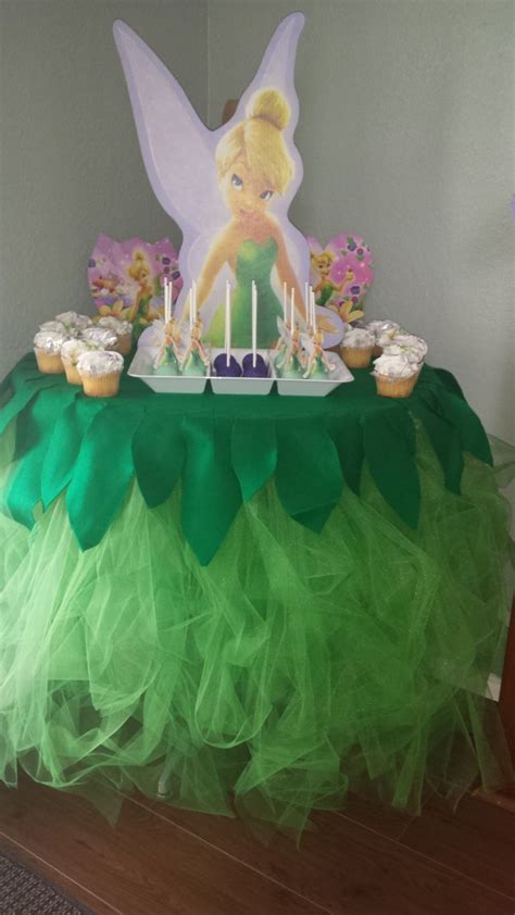 Tinkerbell dessert table | Tinkerbell party theme, Tinkerbell party ...