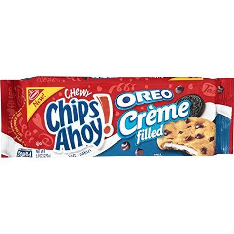 Amazon.com: Chips Ahoy! Oreo Crème Cookies, 9.6 Ounce | Chips ahoy ...