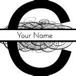 Letter C Monogram | Customize Online | Instant Download